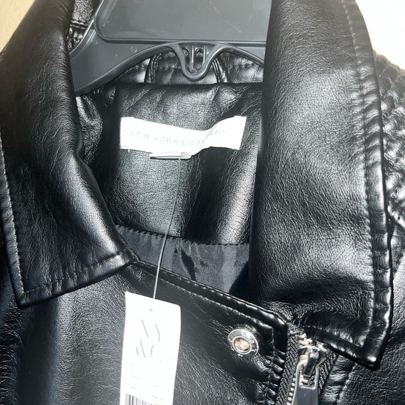 Brand New New York & Company Faux Leather Jacket - Picture 11 of 15